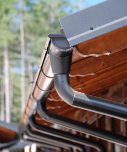 Gutter Realignment and Support Repair